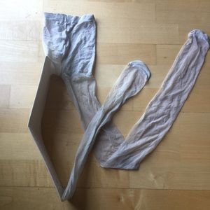 Polka dot beige thighs